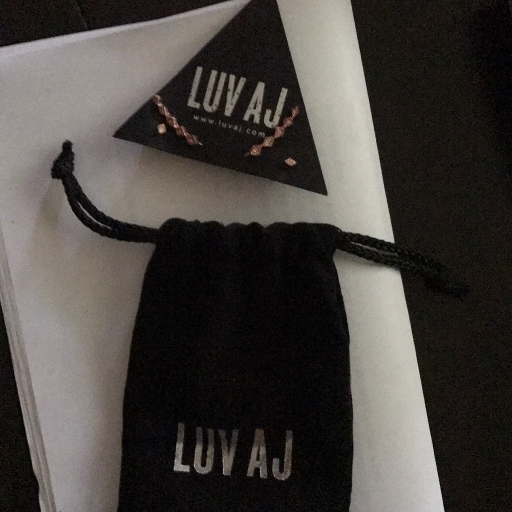 Beautiful Luv AJ Rose Gold Brand NEW Earrings